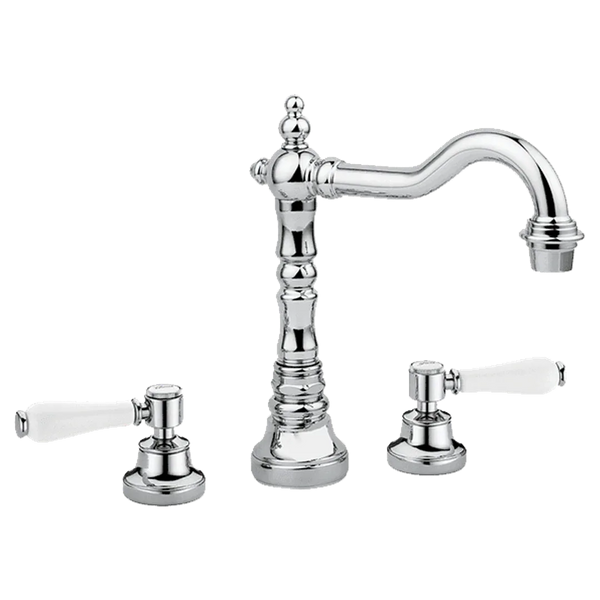 Armando Vicario Provincial 3 Piece Basin Set With Lever Handles - Burdens Plumbing
