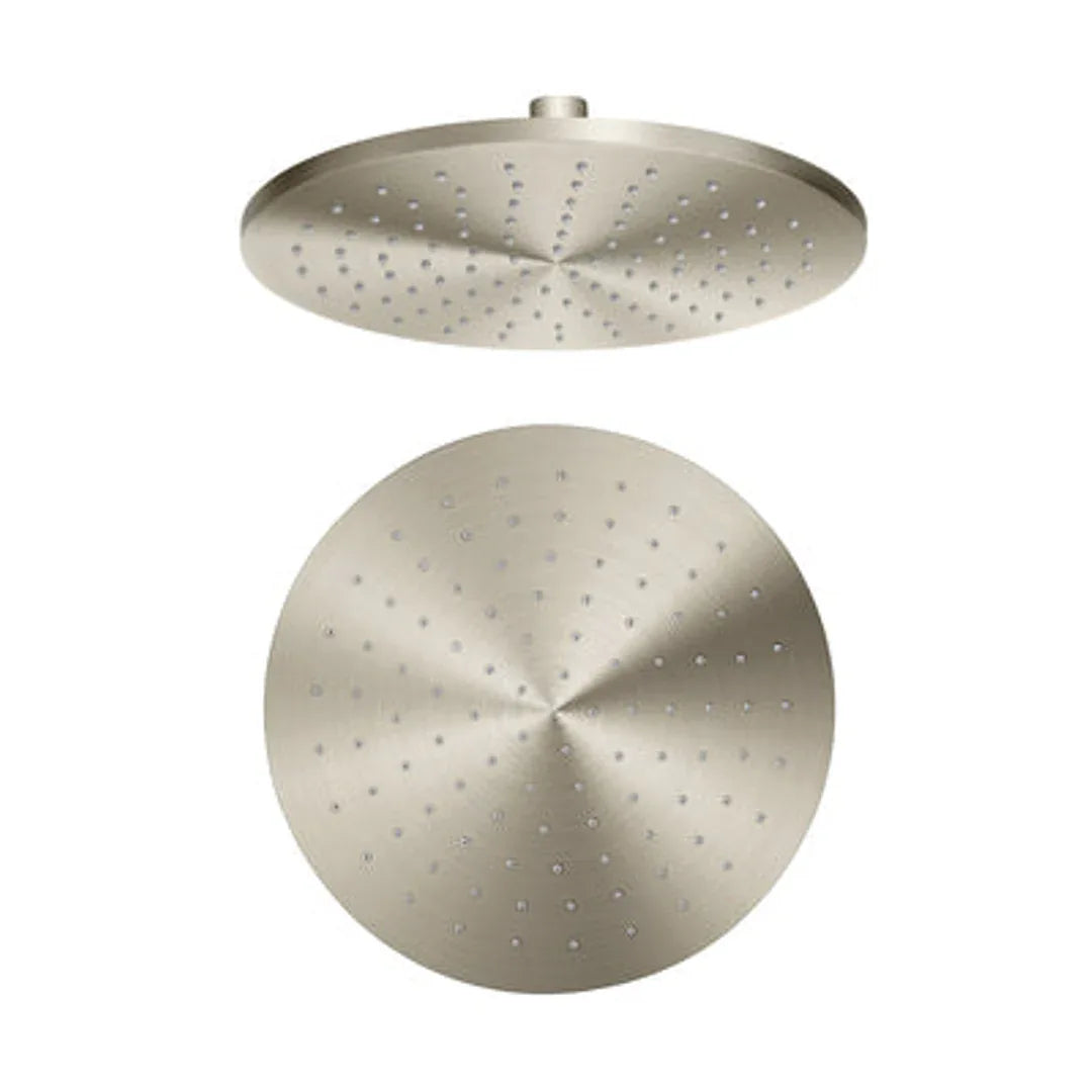 Aquas Air Brass Overhead Shower 250mm Round Brushed Nickel Bao215Bn - Burdens Plumbing