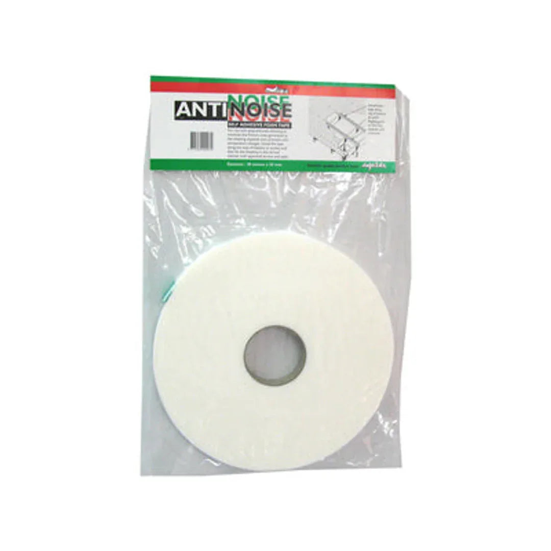 AMPELITE ANTI NOISE TAPE WHITE 25MM X 3MM X 20M - Burdens Plumbing