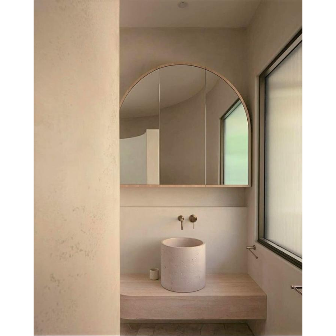 Meir Round Champagne Wall Mixer