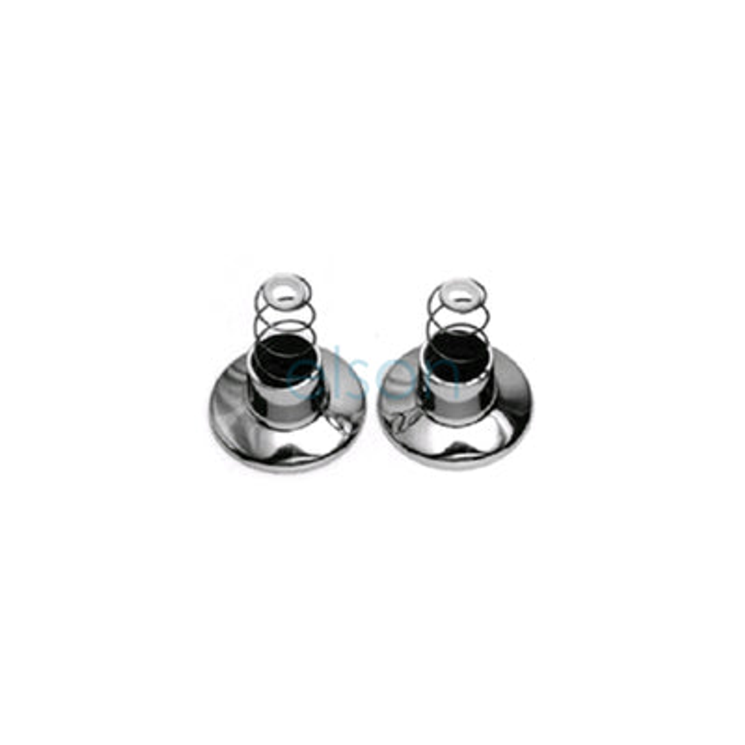 FLANGE AND SPRING ABS - CHROME - EACH