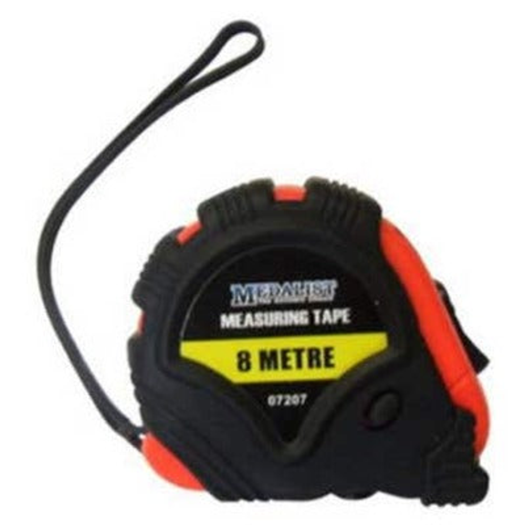 MASONRY *MEDALIST* FLURO 8M MEASURING TAPE SHOCK PROOF