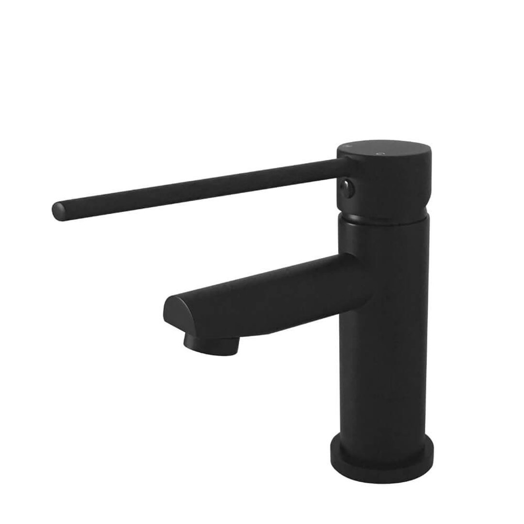 Fienza Hustle Basin Mixer Care Handle Matt Black 225301B