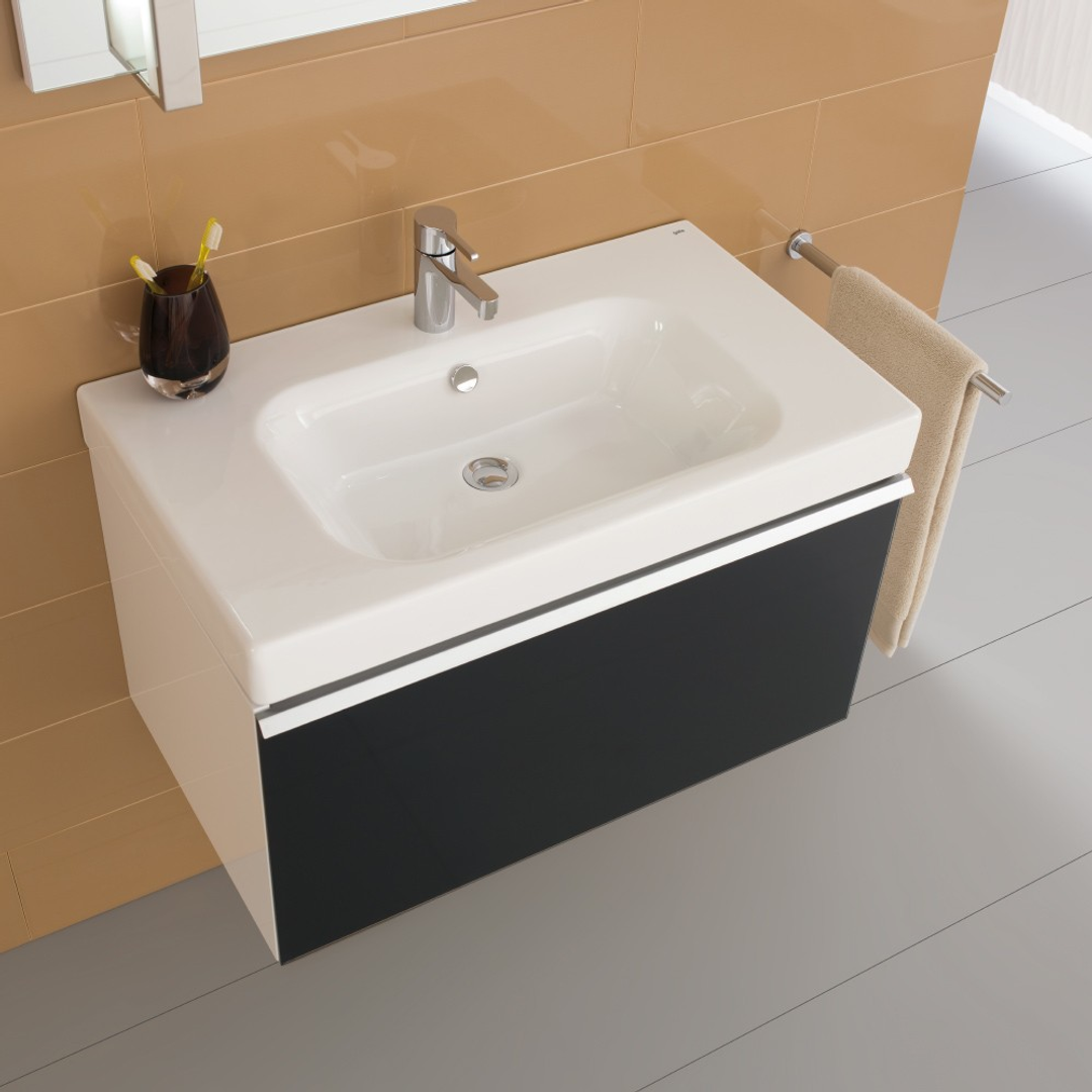 Gala Flex Centred Wash Basin 1 Tap Hole White 26030