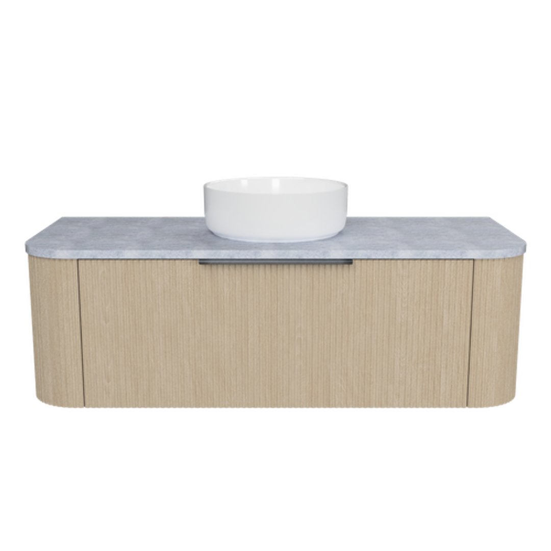 TIMBERLINE SANTOS VANITY 1200MM CENTRE WG BASIN SILKSURFACE AC TOP WALL HUNG