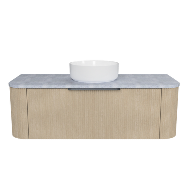 TIMBERLINE SANTOS VANITY 1200MM CENTRE WG BASIN SILKSURFACE AC TOP WALL HUNG