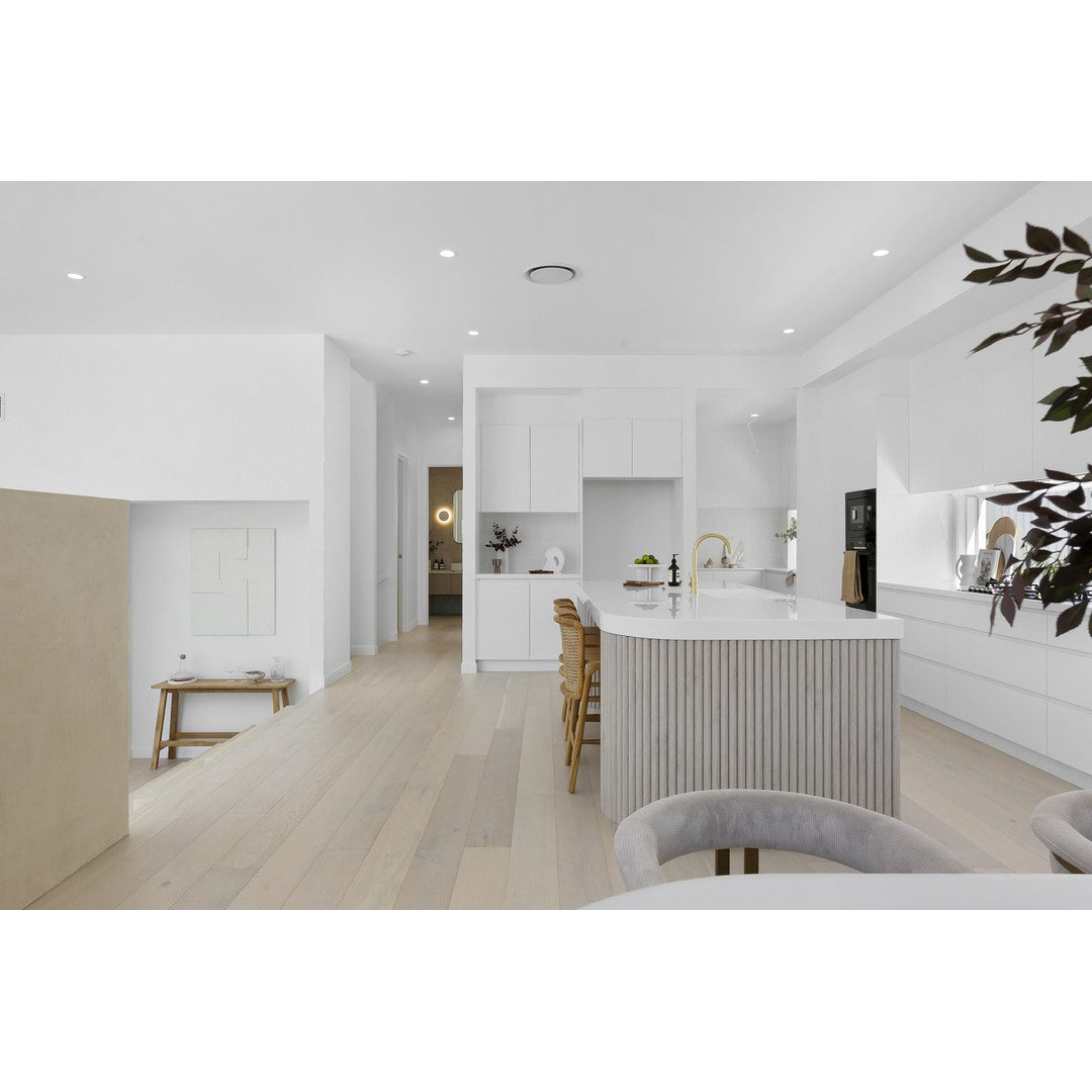 Meir Round Gooseneck Kitchen Mixer Tap Tiger Bronze