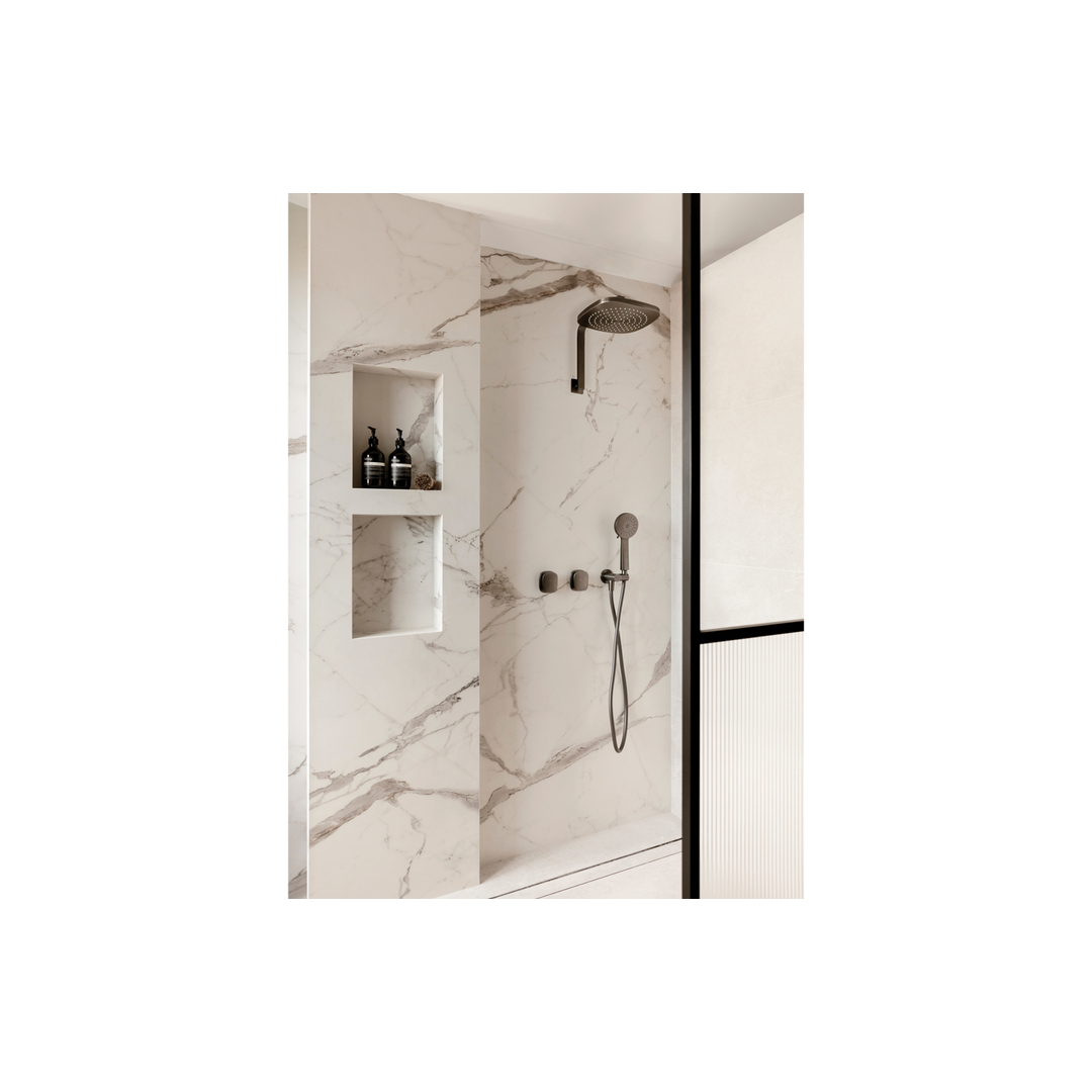 Phoenix Nuage Shower/Wall Mixer Brushed Carbon