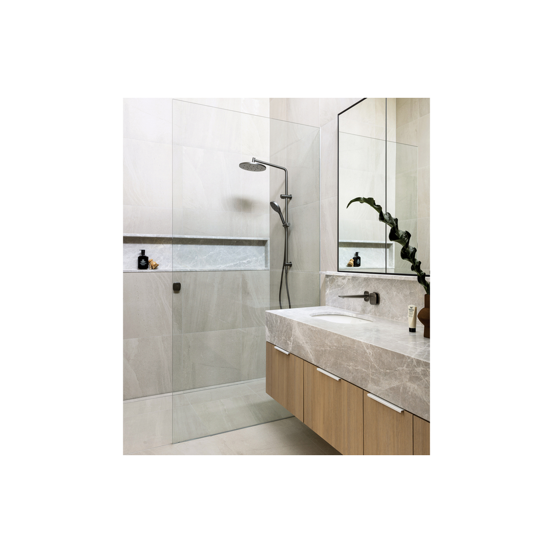 Phoenix Nuage Shower/Wall Mixer Brushed Carbon