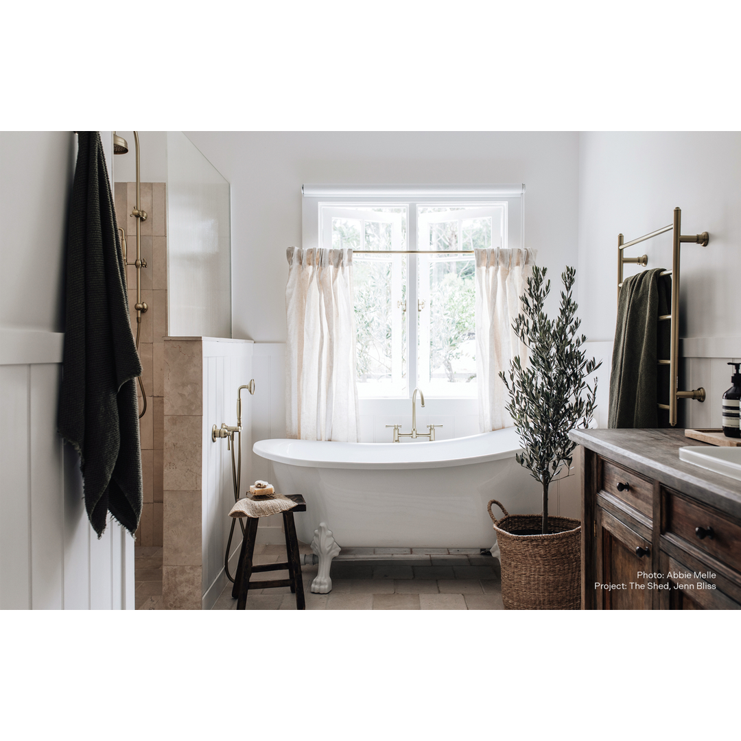 Phoenix Cromford Shower / Wall Mixer Brushed Gold