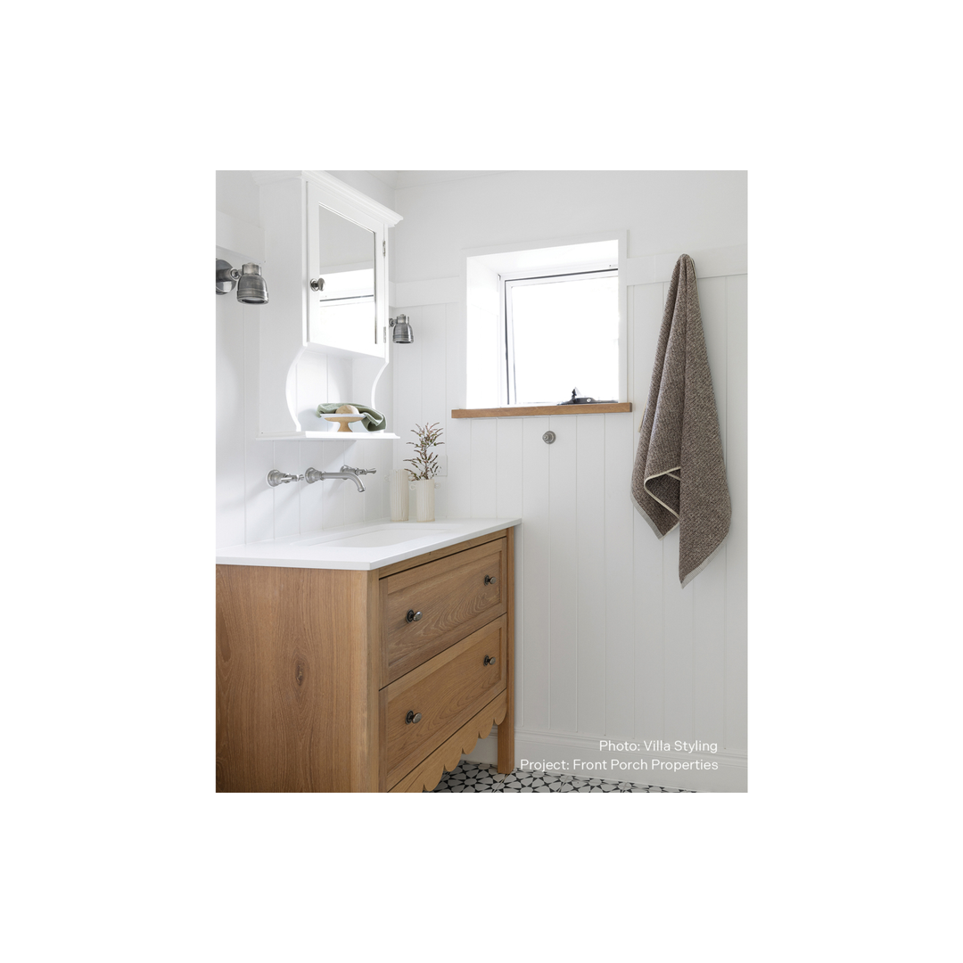 Phoenix Cromford Wall Basin / Bath Tap Set Brushed Nickel