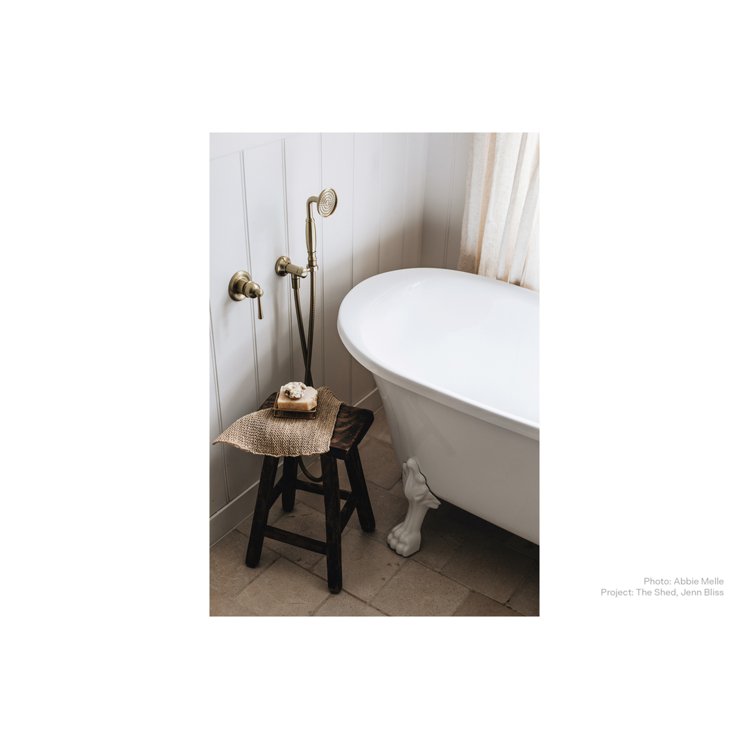 Phoenix Cromford Shower / Wall Mixer Brushed Gold