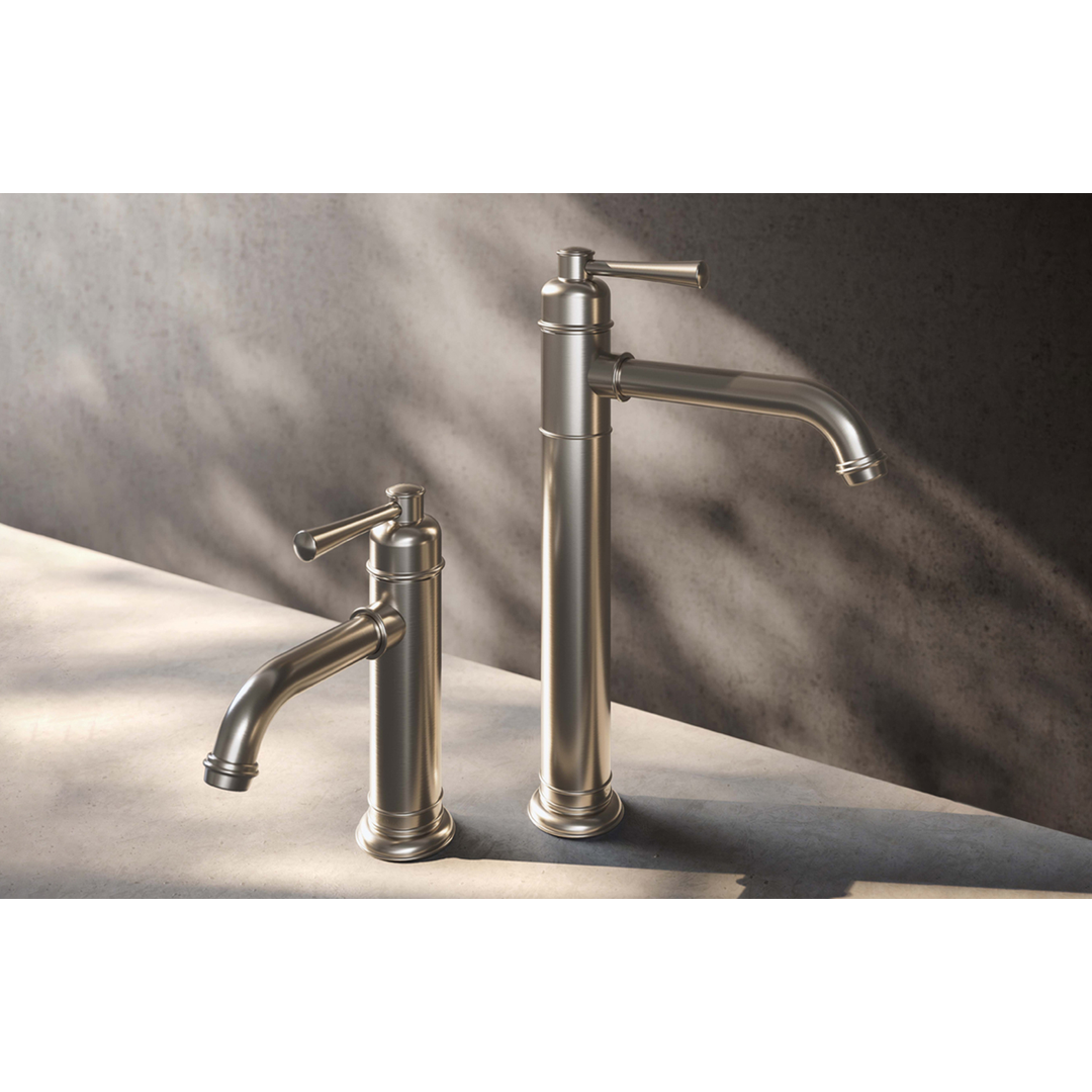 Phoenix Cromford Basin Mixer Brushed Nickel
