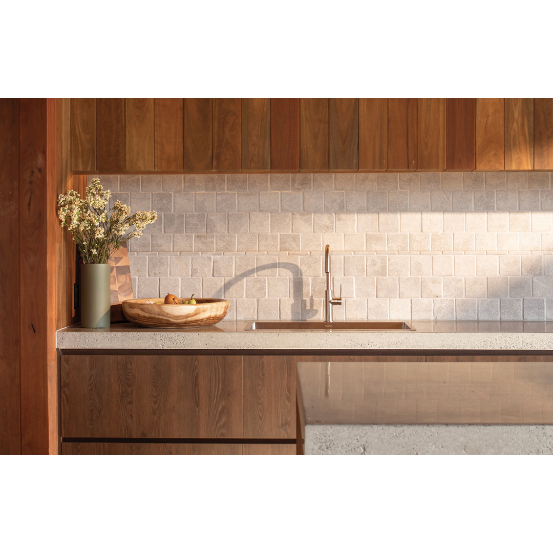 Phoenix Vask Sink Mixer 190Mm Brushed Nickel