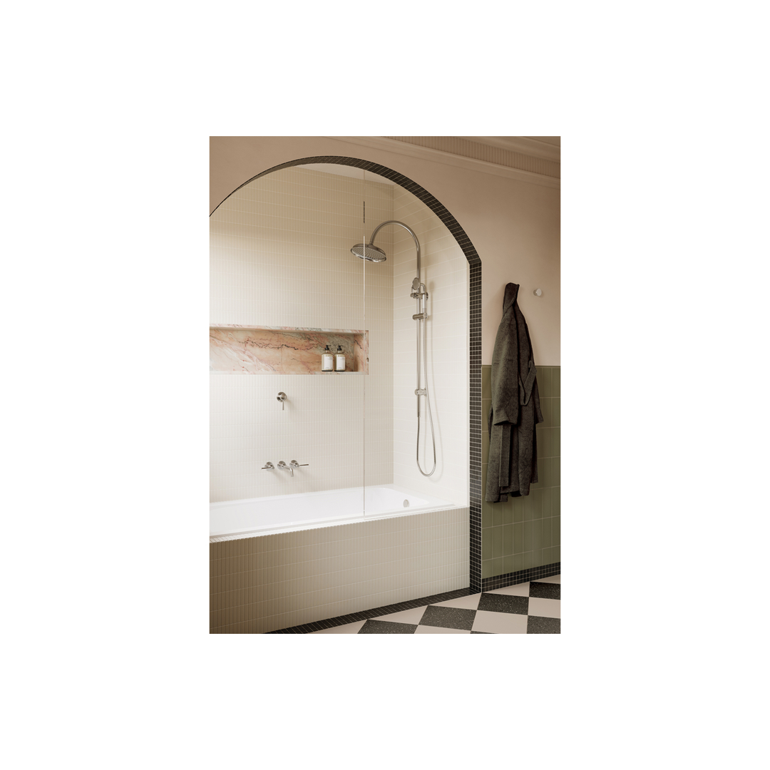 Phoenix Wiltern Switchmix Shower / Wall Mixer Fit-Off Kit Brushed Nickel