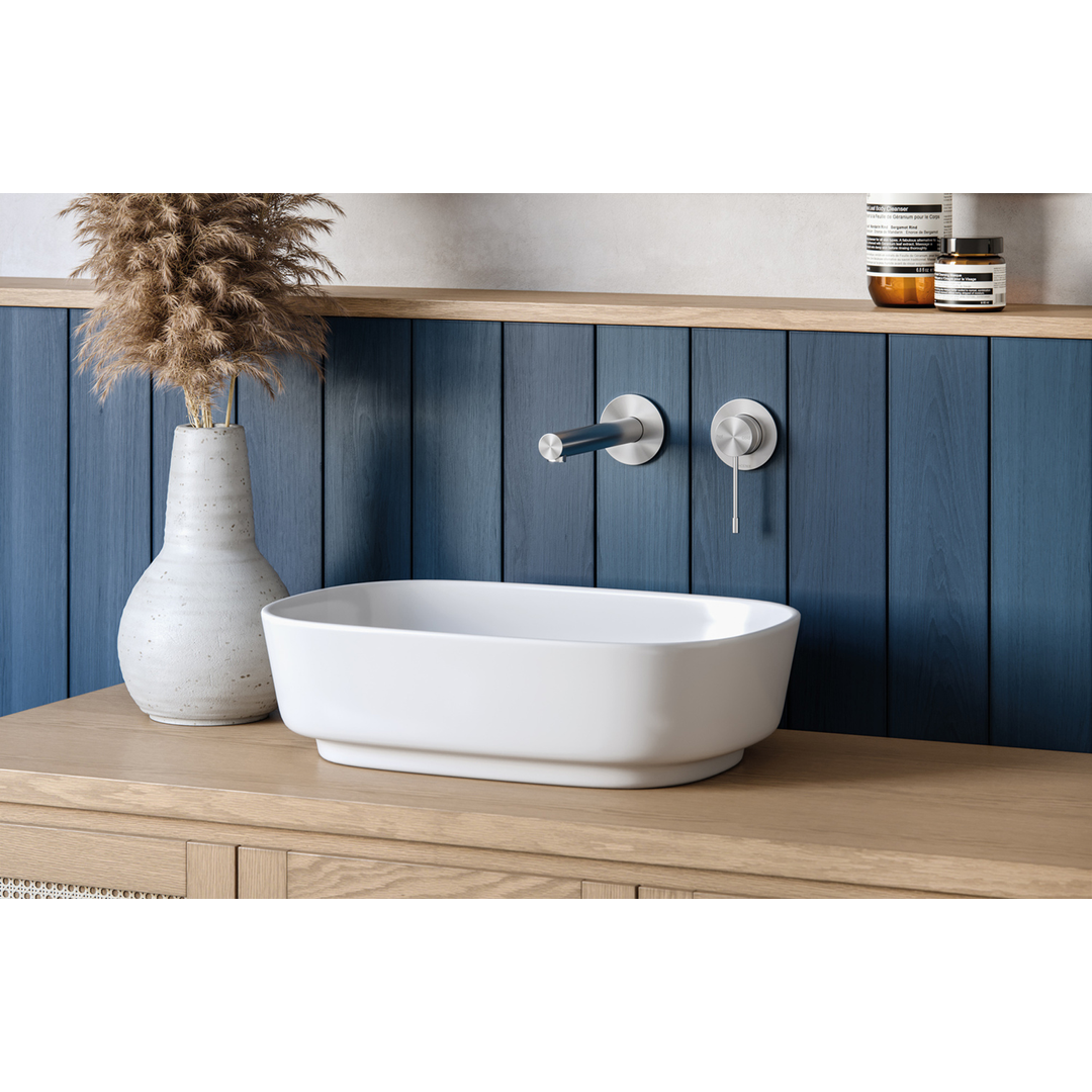 Phoenix Vivid Slimline Ss 316 Wall Basin/Bath Outlet 180mm Stainless Steel