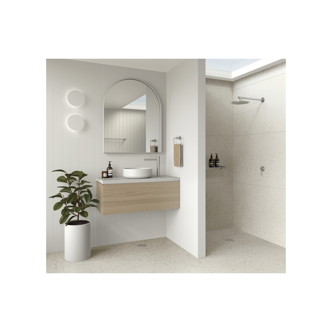 Phoenix Radii Stainless Steel Hand Towel Holder Round Plate