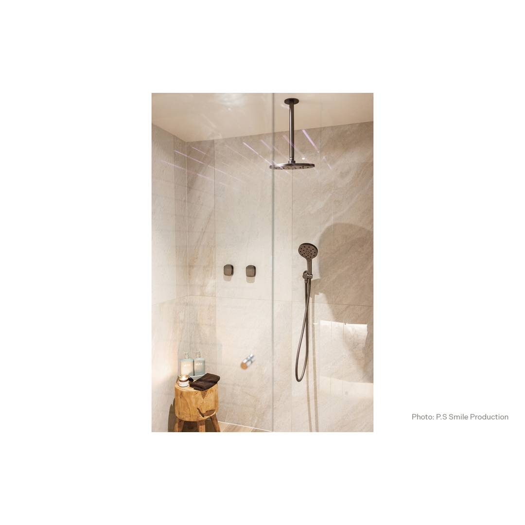 Phoenix Nuage Shower/Wall Mixer Brushed Carbon