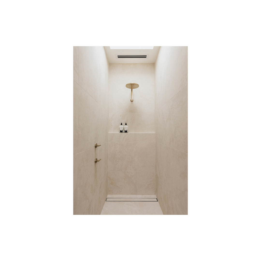 Phoenix Vivid Slimline Plus Lever Wall Top Assemblies Brushed Gold