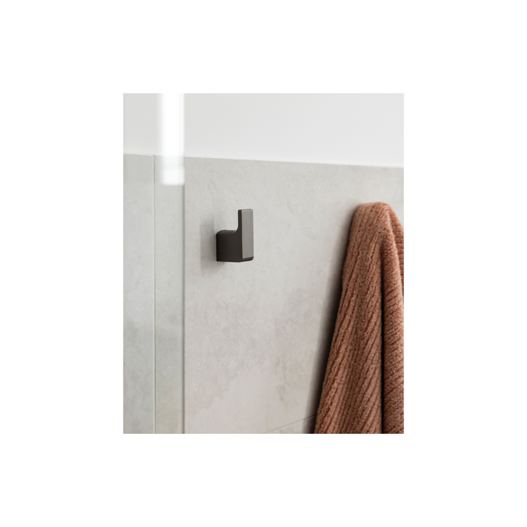 Phoenix Gloss Robe Hook Brushed Carbon