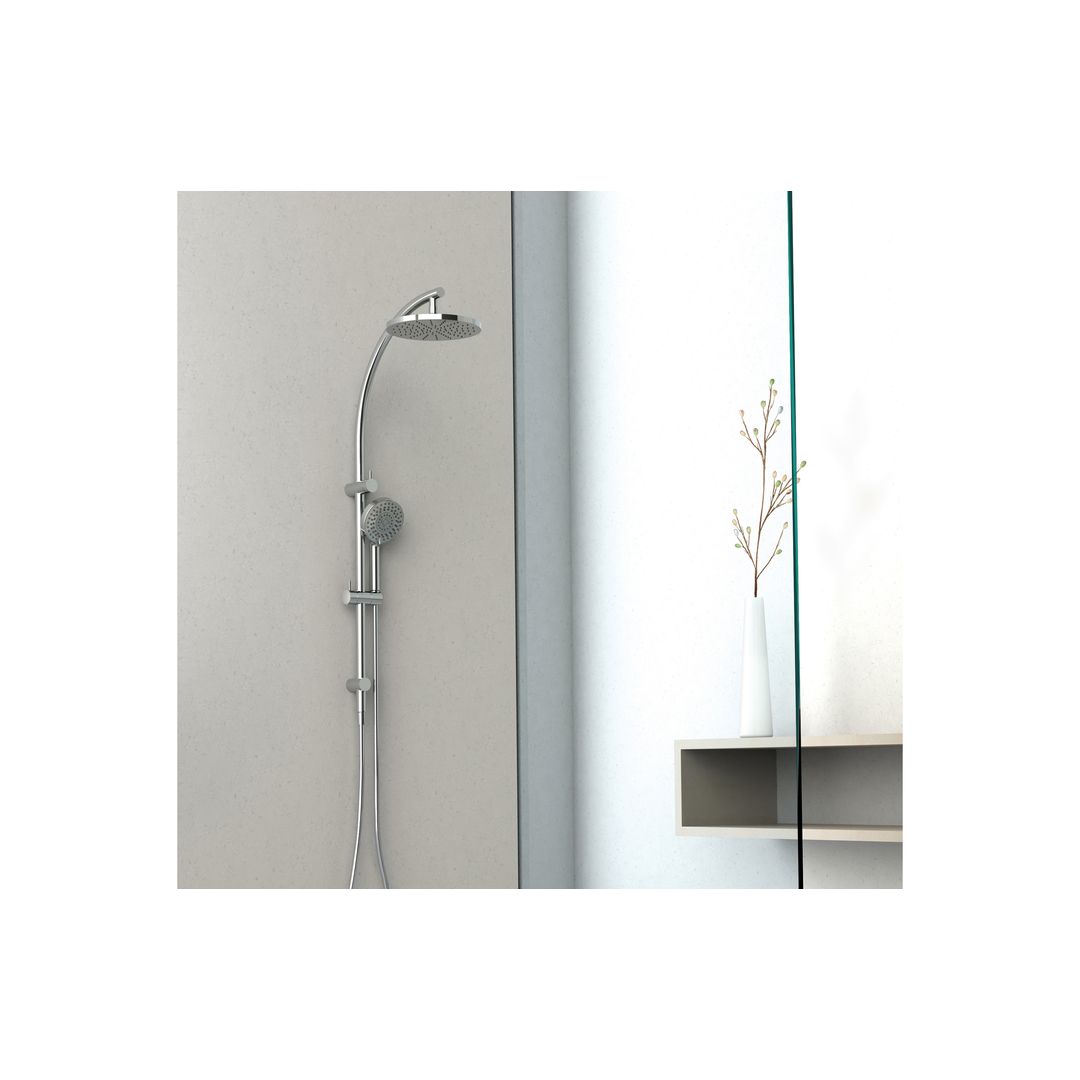 Phoenix Vivid Twin Rail Shower Chrome V726Chr