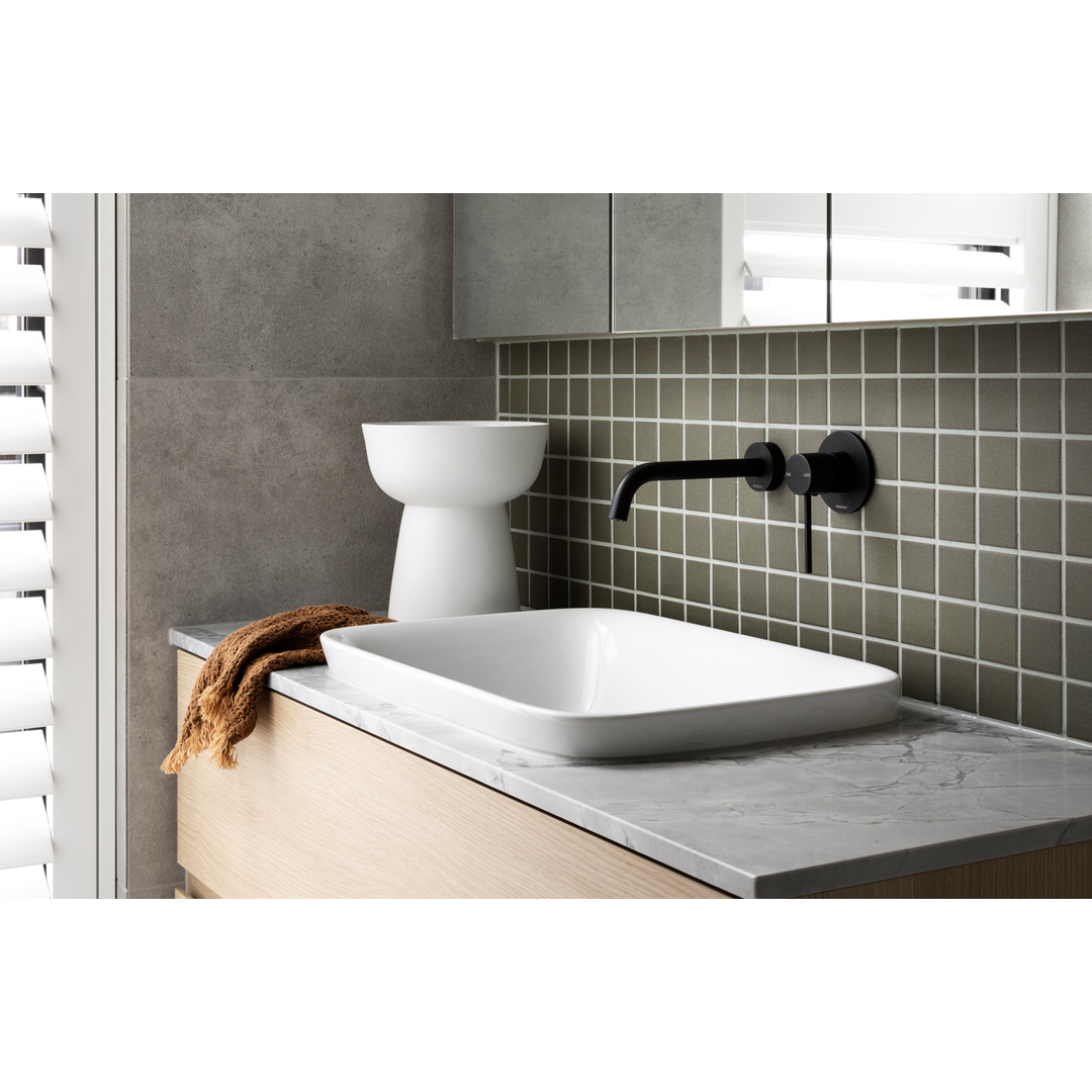 Phoenix Vivid Slimline Switchmix Wall/Shower Mixer - Matte Black