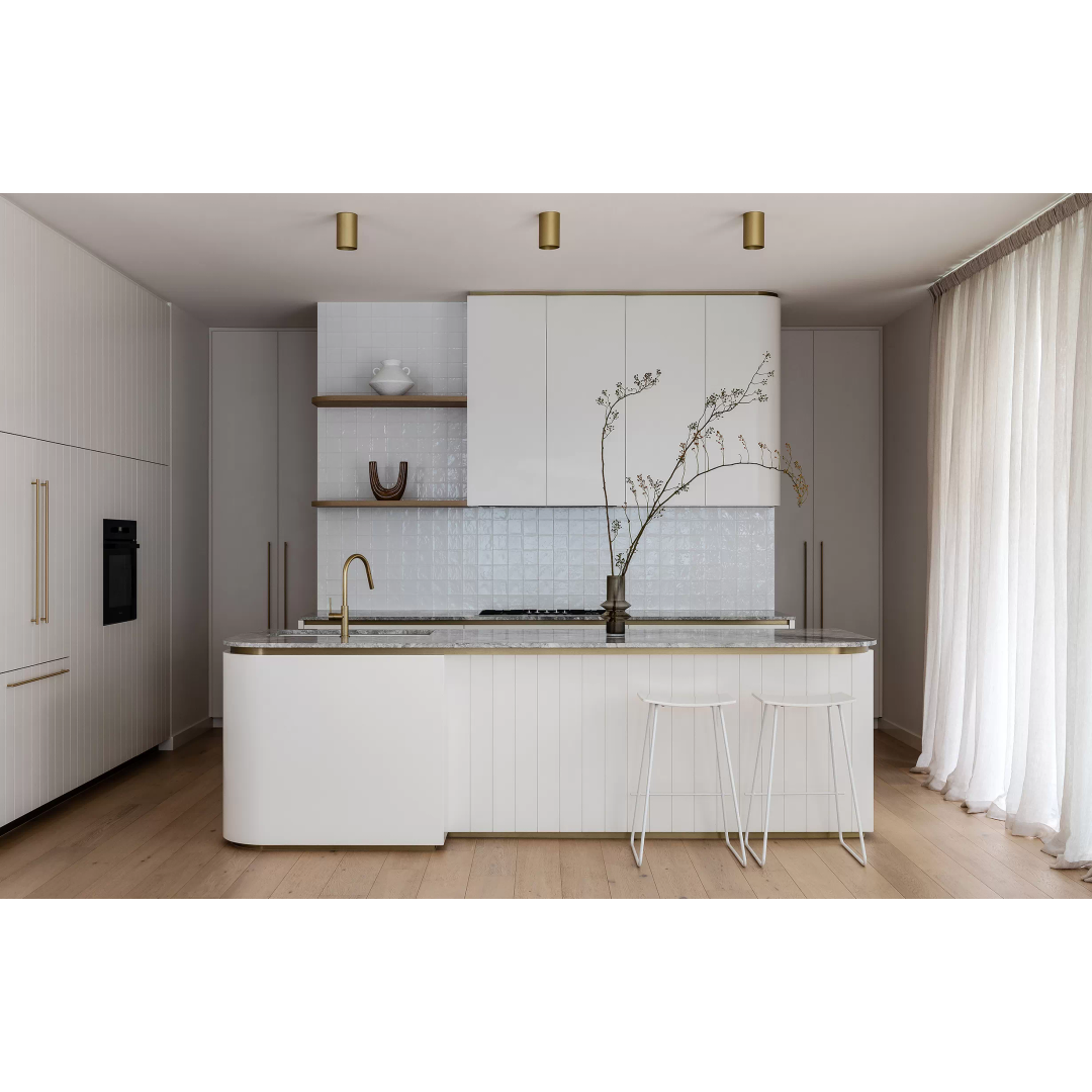 Phoenix Vivid Slimline Pull Out Sink Mixer - Brushed Gold