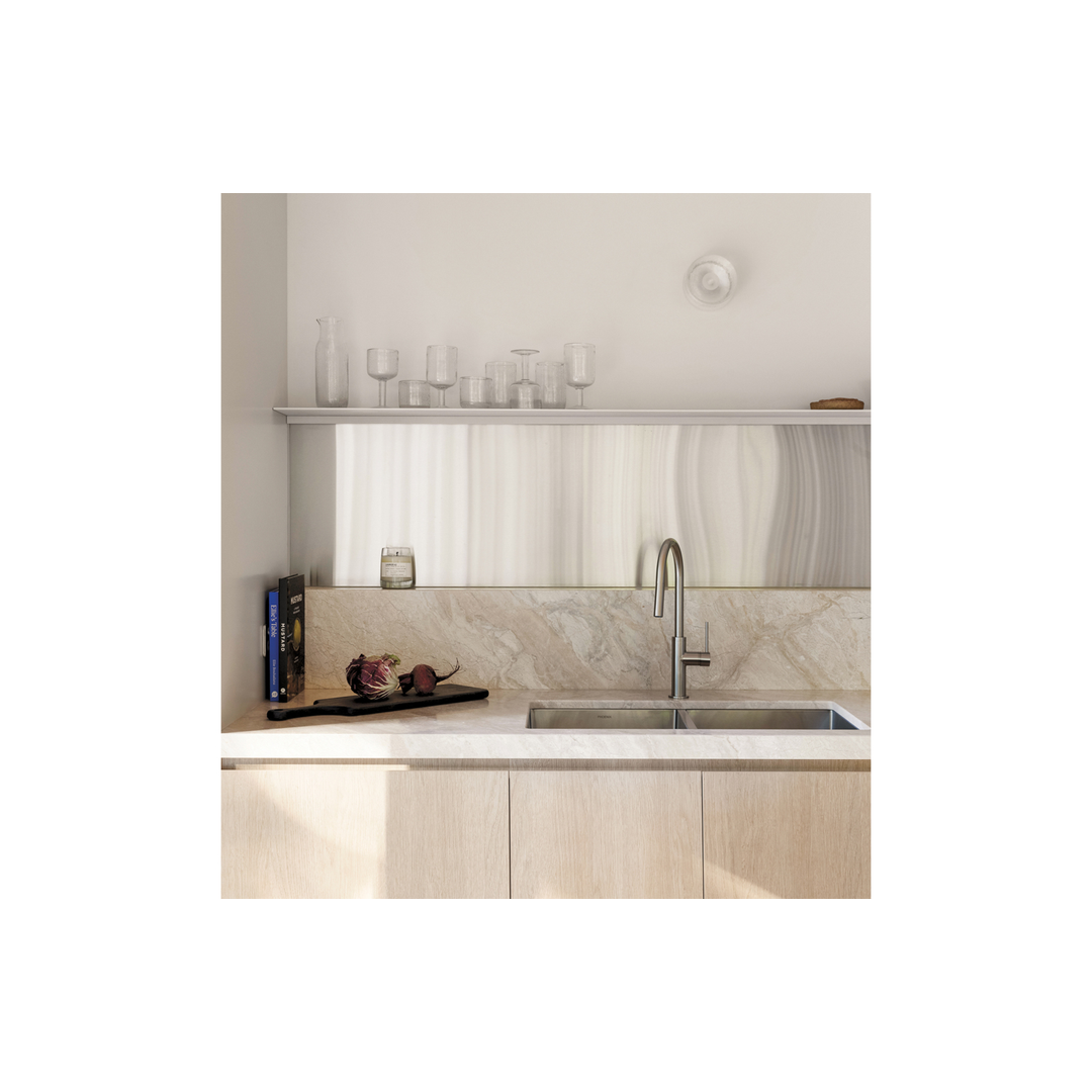 Phoenix Vivid Slimline Pull Out Sink Mixer - Brushed Nickel