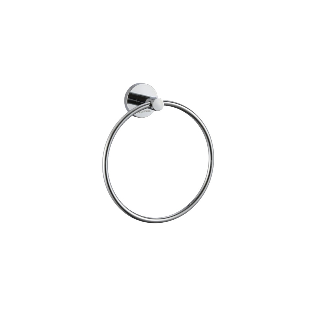 LINSOL Lux S2 Towel Ring - Gunmetal