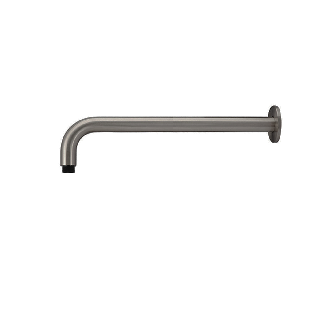 Meir Round Wall Shower Curved Arm 400Mm Shadow