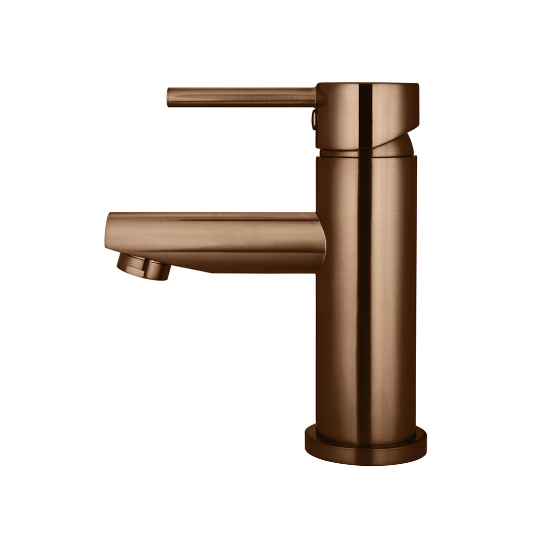 Meir Round Basin Mixer Lustre Bronze