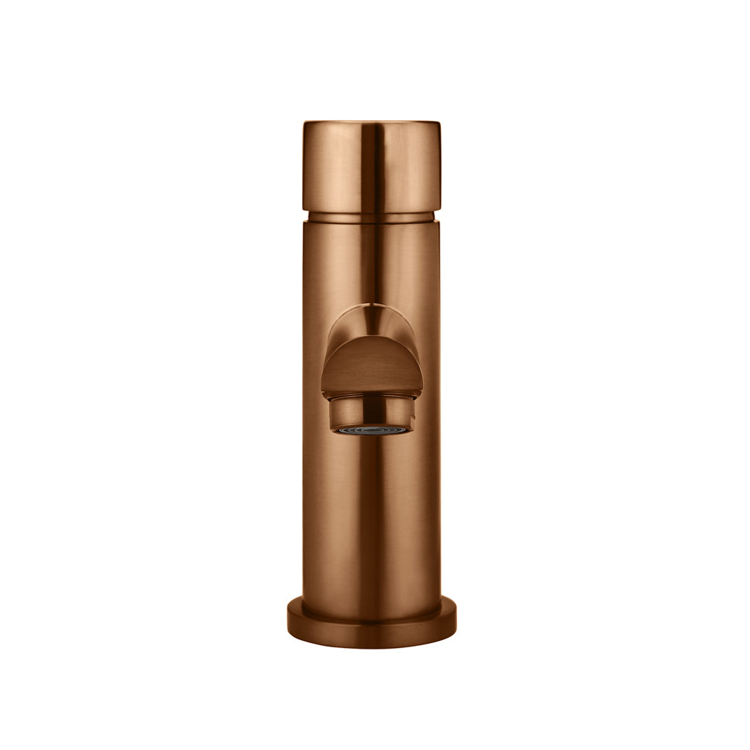 Meir Round Pinless Basin Mixer Lustre Bronze
