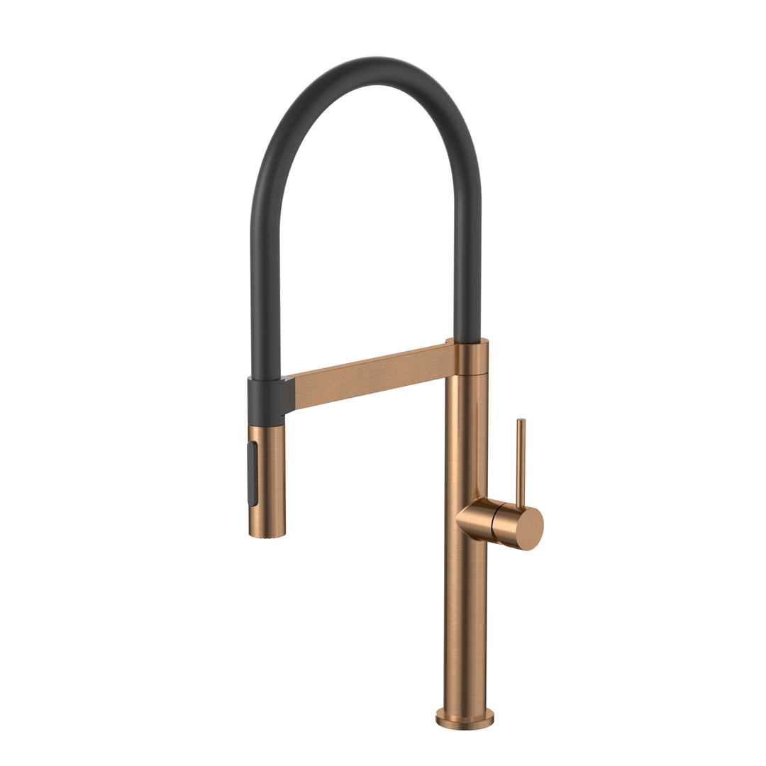 Meir Pull Down Kitchen Mixer With Magnetic Dock Lustre Bronze Mk19-Pvdbz