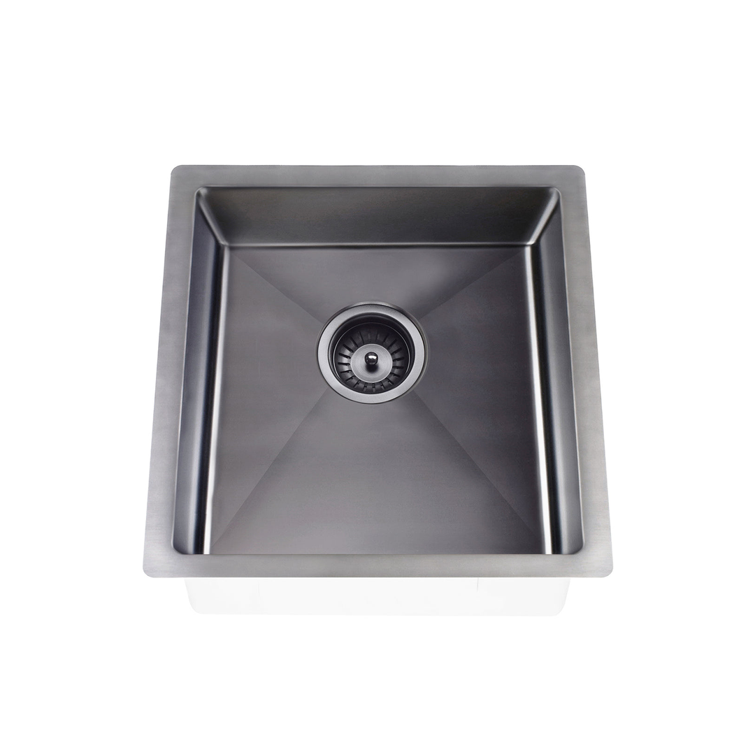 Meir Kitchen Sink Single Bowl 450 X 450 Shadow