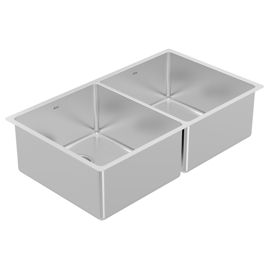 Abey Montego Double Bowl Sink 450Mm X 775Mm Moa360D
