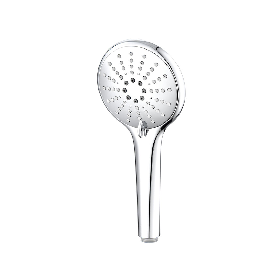 Meir Round Hand Shower Three Function Polished Chrome