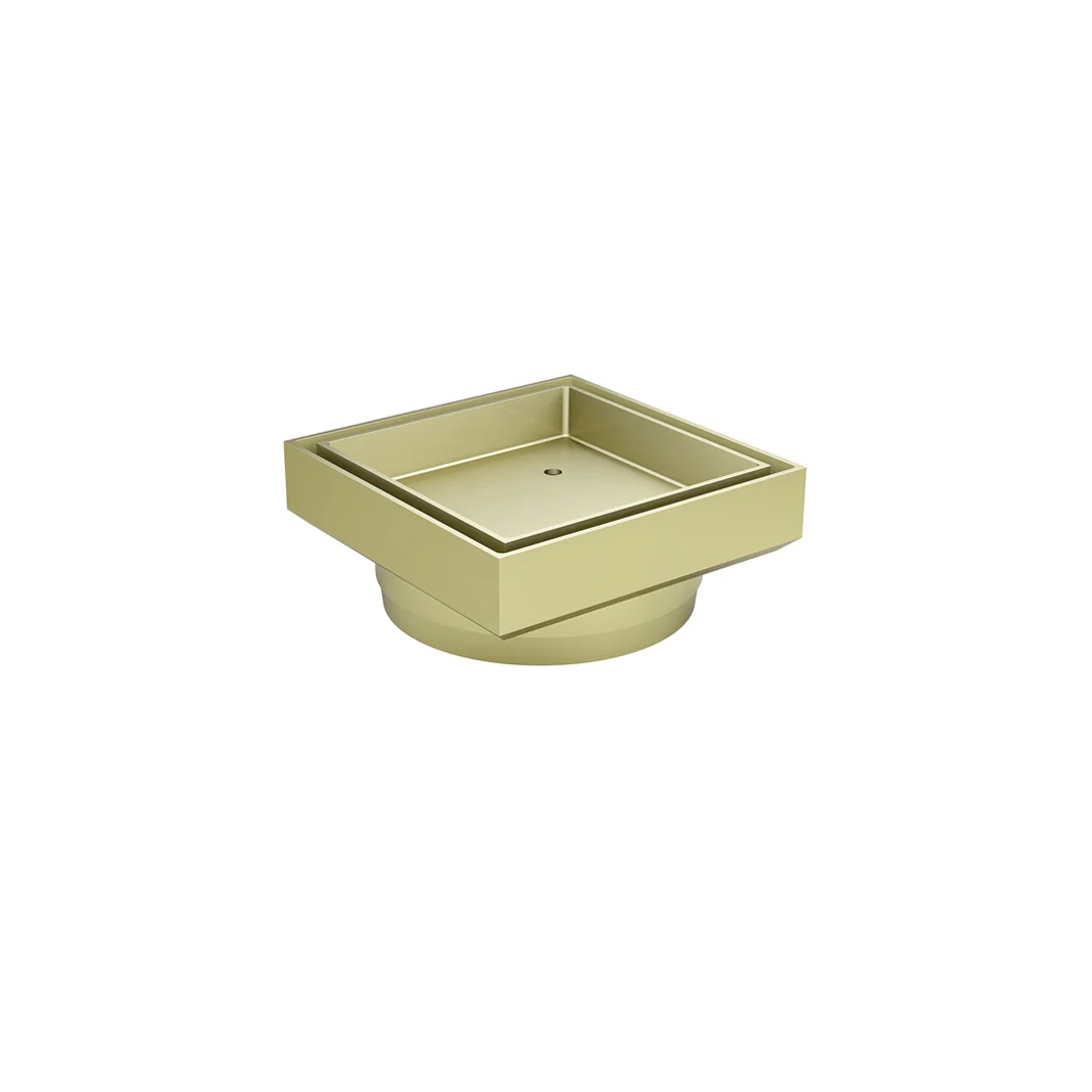Meir Shower Waste With Tile Insert Tiger Bronze