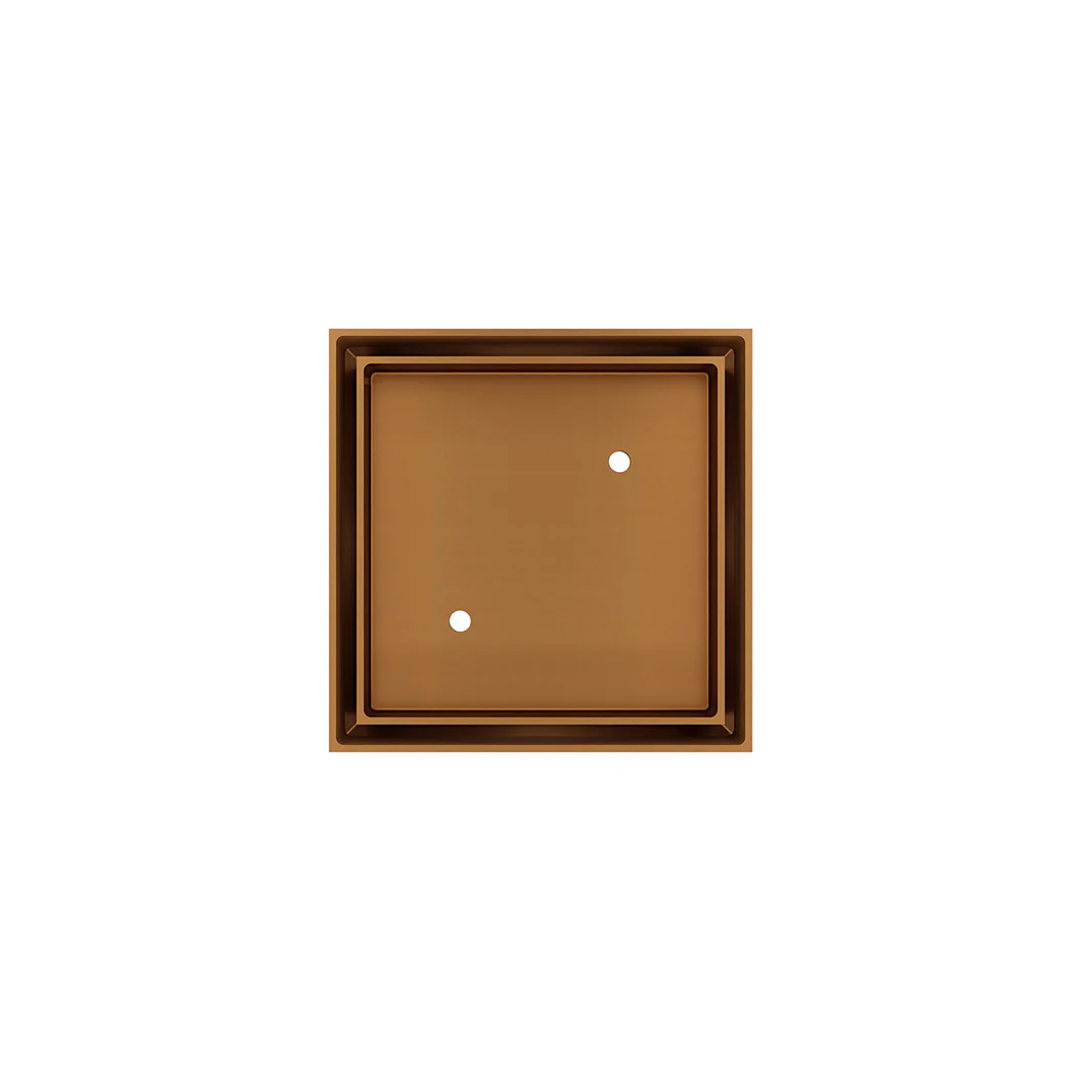 Meir Shower Waste With Tile Insert Lustre Bronze