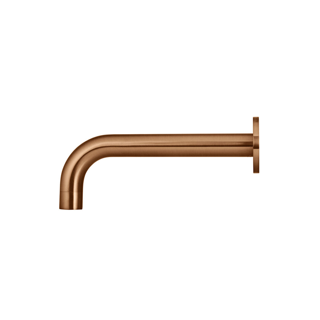 Meir Universal Round Curved Spout Lustre Bronze
