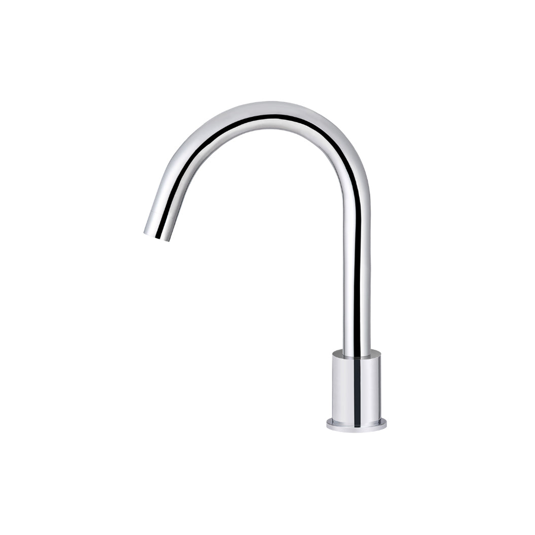 Meir Round Hob Mounted Swivel Spout Polished Chrome