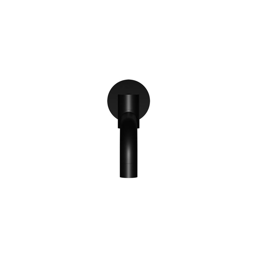 Meir Round Swivel Wall Spout Matte Black