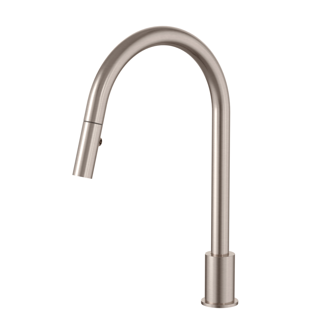 Meir Kitchen Hob Spout With Pull Out Nozzle Champagne Ms18-Ch