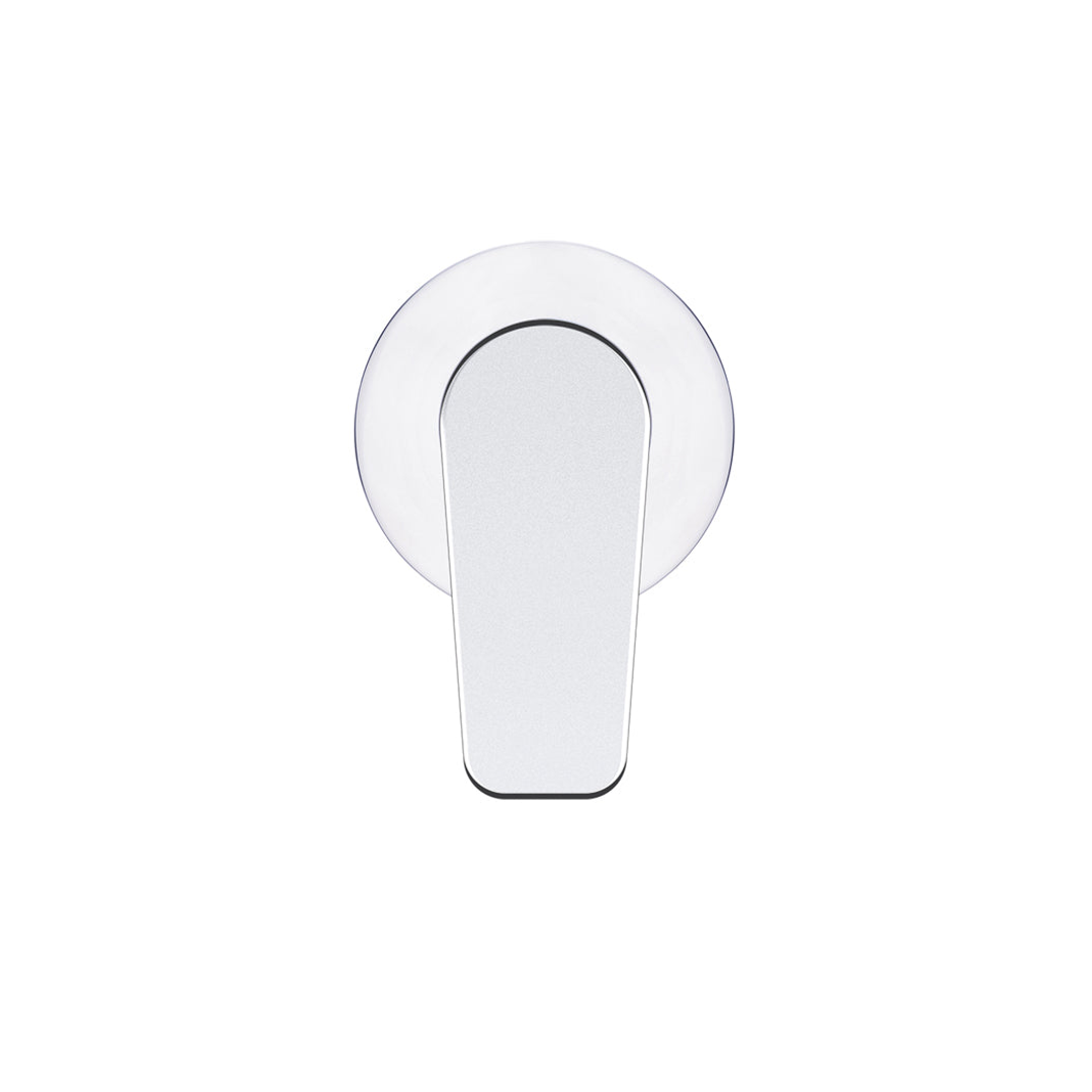 Meir Round Wall Mixer Paddle Handle Finish Kit Polished Chrome