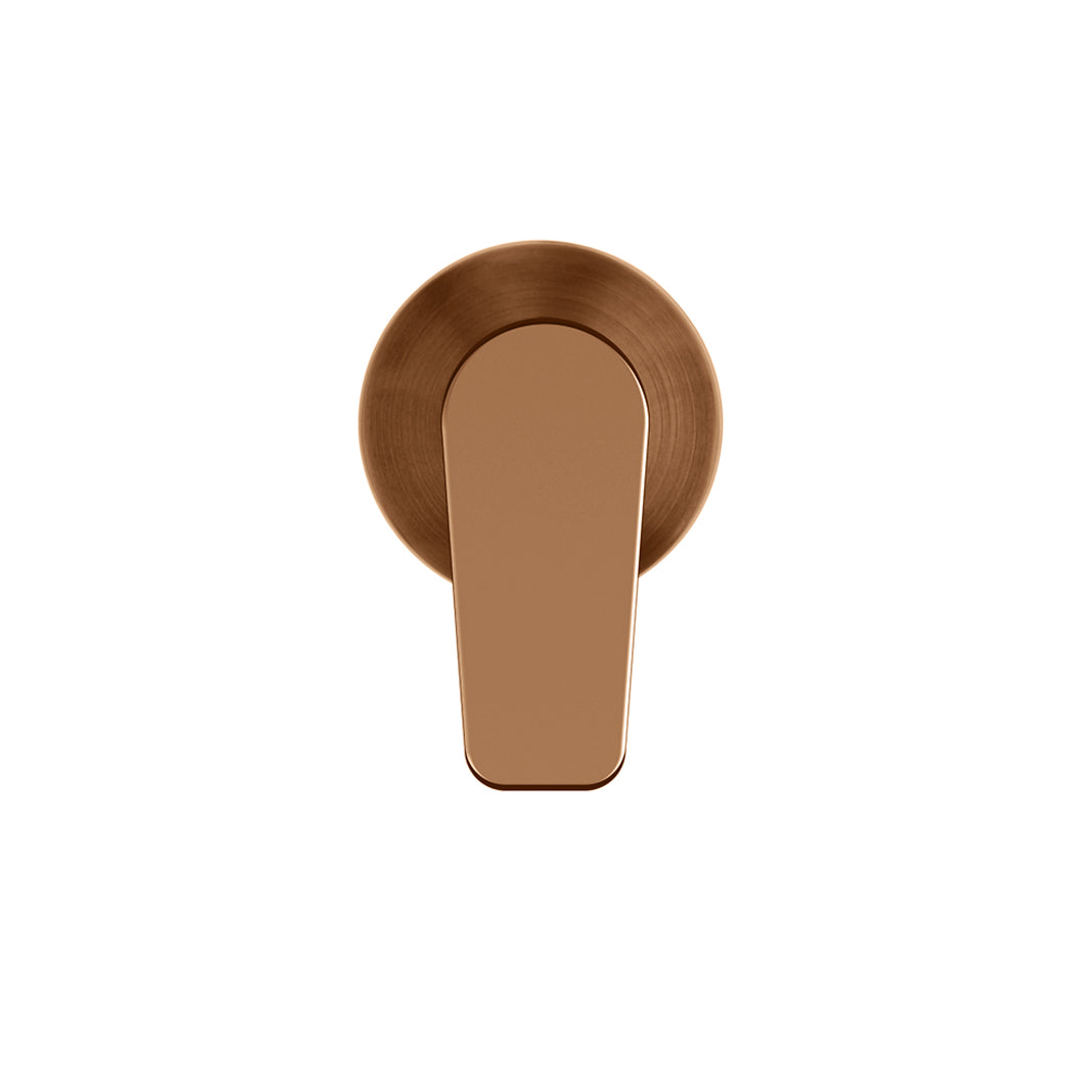 Meir Round Wall Mixer Paddle Handle Finish Kit Lustre Bronze