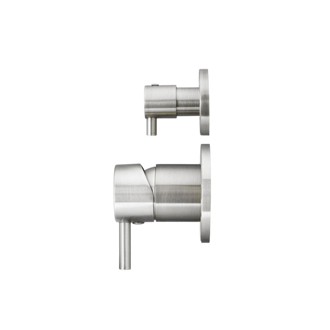 Meir Round Diverter Mixer Finish Kit Brushed Nickel