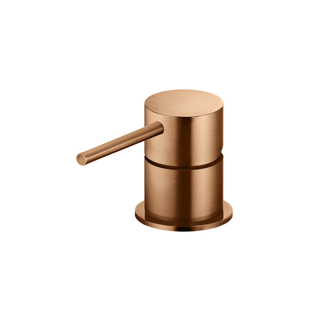 Meir Round Deck Mounted Mixer Lustre Bronze