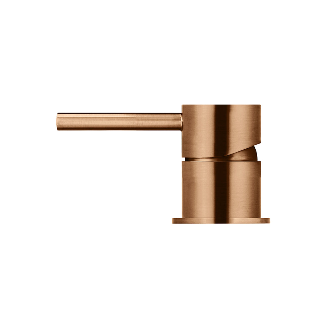 Meir Round Deck Mounted Mixer Lustre Bronze