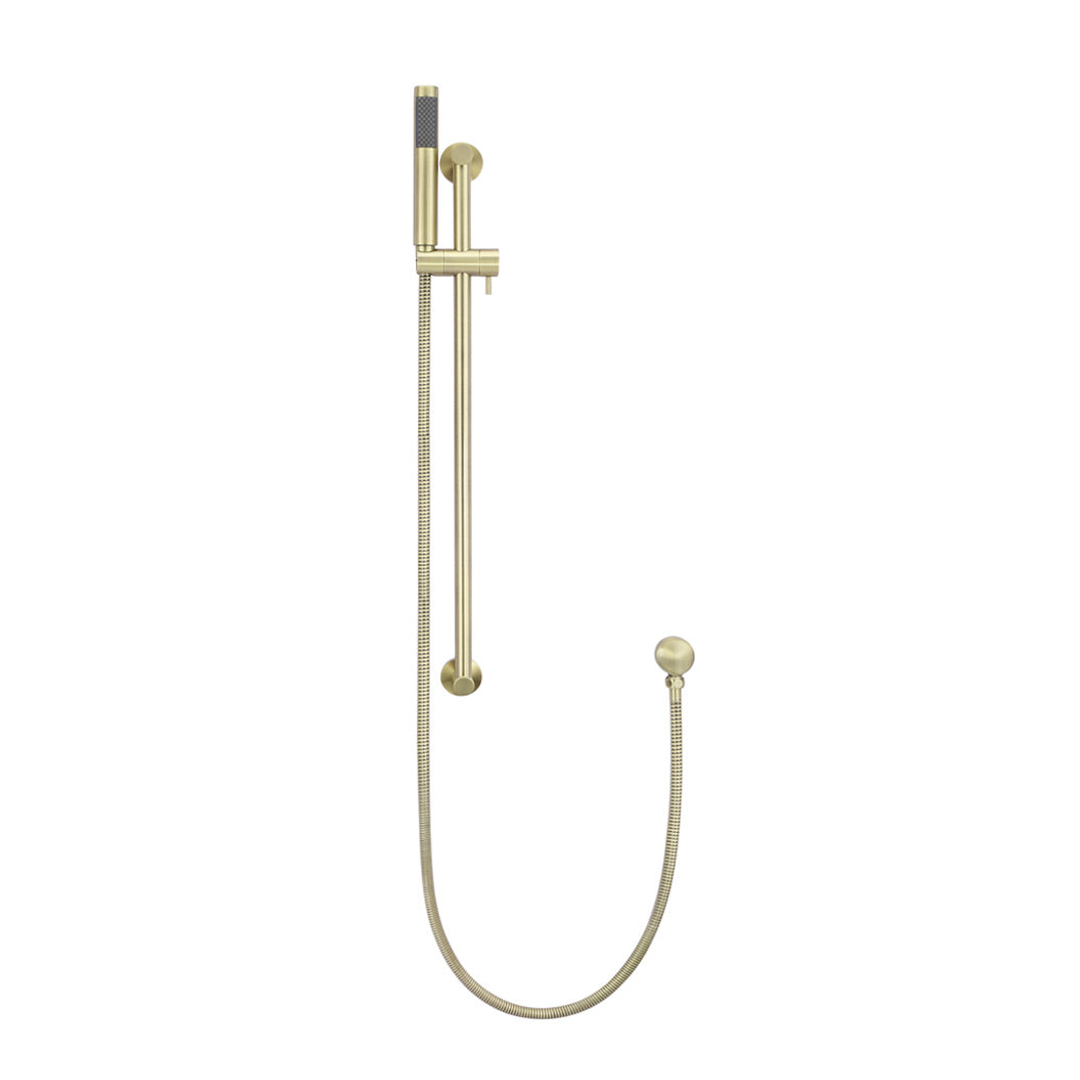 Meir Round Hand Shower On Rail Column Tiger Bronze