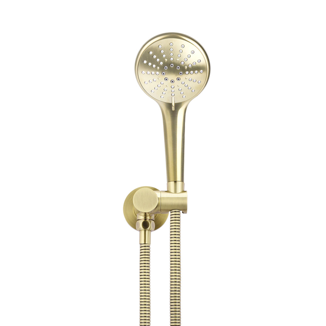 Meir Round Hand Shower On Swivel Bracket Tiger Bronze