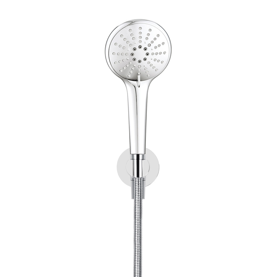 Meir Round Three Function Hand Shower On Fixed Bracket Polished Chrome
